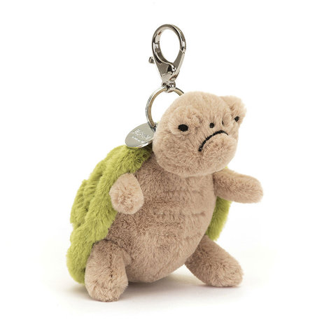 Teddy Bear n Doll - JellyCat Timmy Turtle Bag Charm - TJ1227A1 Photo